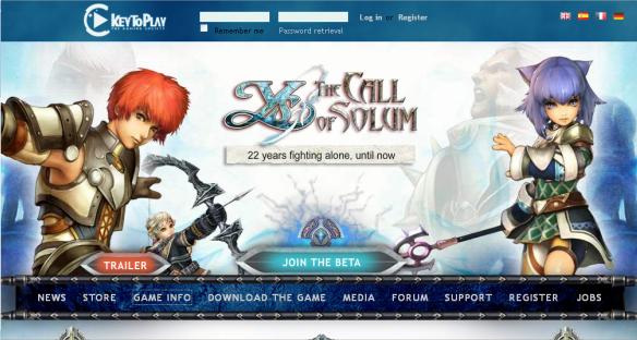 Online game YS Online - The Call of Solum