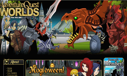 Online game Adventure Quest Worlds