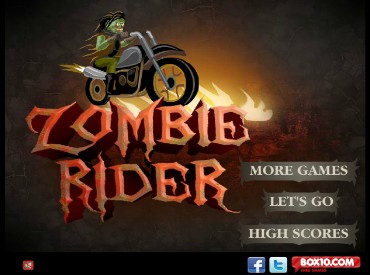 Флеш игра Zombie Rider