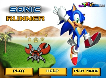 Флеш игра Sonic Runner