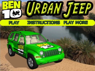 Флеш игра Бен 10: Городской Джип