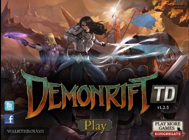 Флеш игра Demon Rift