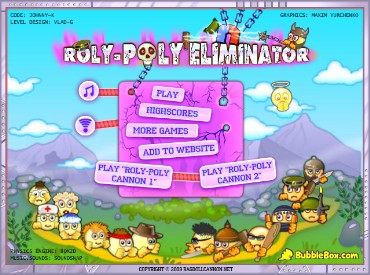 Флеш игра Roly-Poly Eliminator
