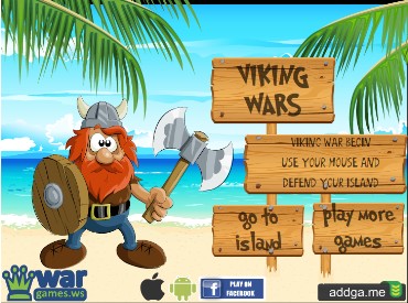 Флеш игра Викинг войны