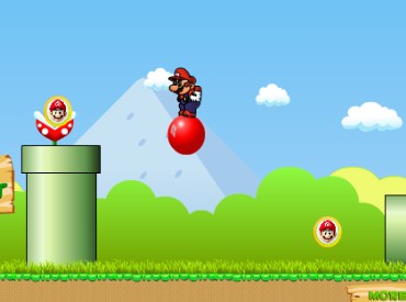 Флеш игра Прыгающий Марио