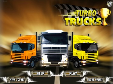 Флеш игра Турбо грузовики