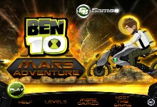 Флеш игра Бен 10 Приключение на Марсе