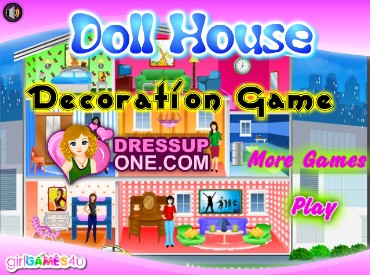 Флеш игра Обстановка в кукольном домике