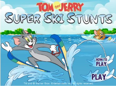 Флеш игра Том и Джерри: Водные лыжи