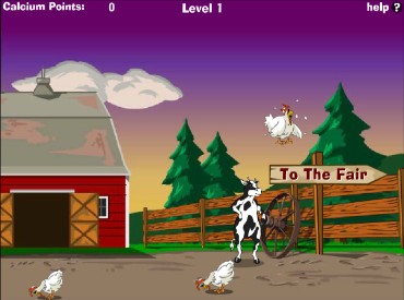 Флеш игра Побег пятнистой коровы