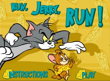 Флеш игра Том и Джерри - Беги, Джерри, беги!