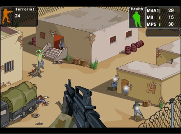 Флеш игра Terrorist Shootout
