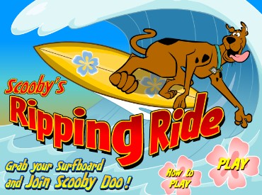 Флеш игра Scooby Doo: Серфинг