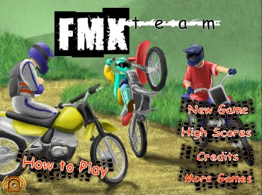 Флеш игра Мотокрос: Команда FMX