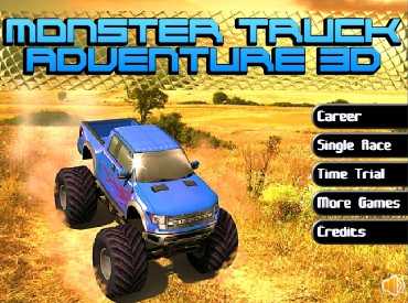 Флеш игра Monster Truck 3D