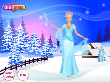 Флеш игра Зимняя принцесса