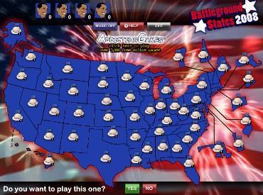 Флеш игра Выборы в США